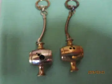 미에현 후타미오타마 신사 [개운 우치데노코즈치] 키링 금은 페어