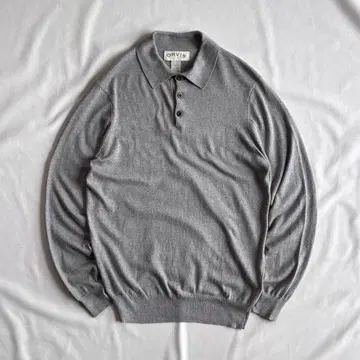 00s ORVIS silk&cashmere mix knit polo