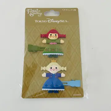 [새상품] 안나 엘사 헤어 클립 디즈니랜드 겨울왕국