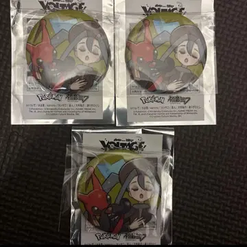 [ 포케미크 ] 트레이딩 캔뱃지 벌레 타입 3개