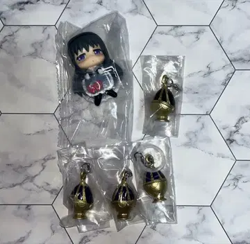 마도카 마기카 아케미 호무라 메지루시 액세서리 참 오네무탄 5점