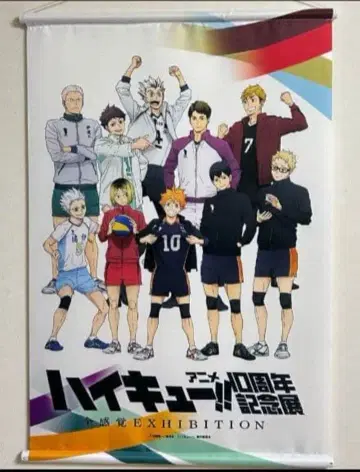 하이큐!! 10주년 기념전 신작 태피스트리