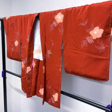 겉옷 지문 일으키기 조임 꽃 무늬 겉옷 끈 포함 기모노 094tz