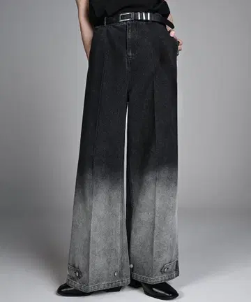 ADRER 엑스트라 퀄리티 와이드 플레어 팬츠 M 사이즈 조조타운