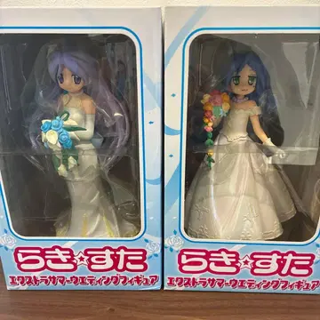 러키스타 웨딩 드레스 피규어 2체 세트 1