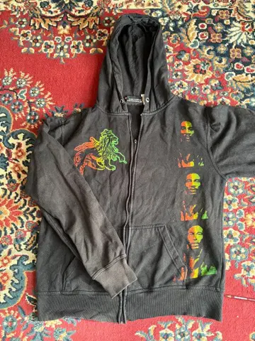 Rock Icons 밥 마리 후드티 M