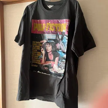 펄프 픽션 티셔츠 XL 블랙
