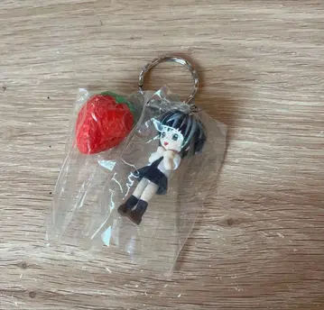 무카이 코즈에 말랑딸기 부착 키링 딸기 100% 피규어 당시 희귀품