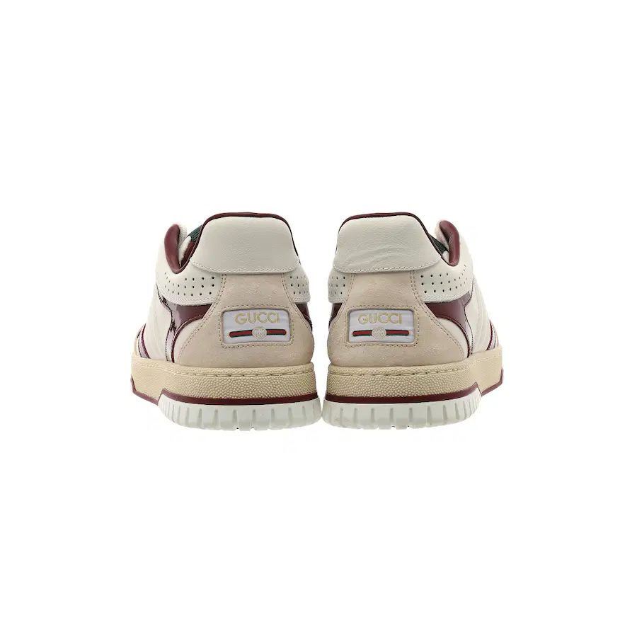 Gucci Rhyton 白色皮革运动鞋