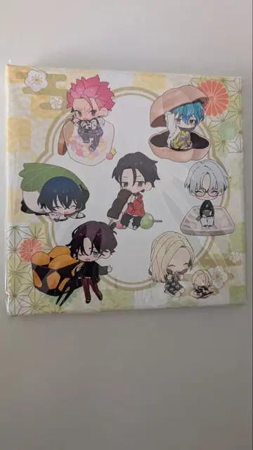 카리스마 집합 스퀘어 캐릭터 파인 보드 화과자 ver