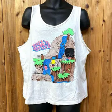 USA 제조 빈티지 90s 프룻 오브 더 룸 탱크탑 XL