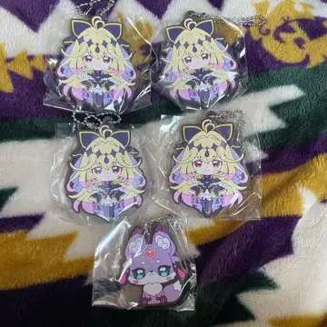 명탐정 프리큐어 큐어 아르카나 쉐도우 러버 스트랩 5개 세트