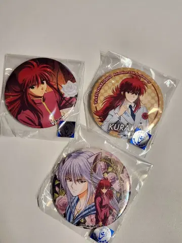 가격 인하 유유백서 쿠라마 요호 쿠라마 캔뱃지 3개 세트