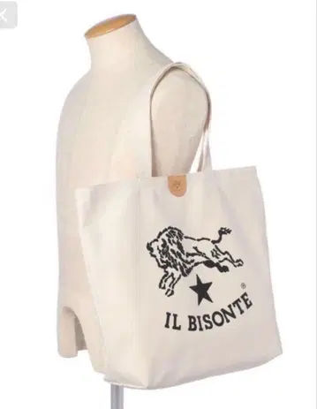 [ 미사용 새상품 ] IL BISONTE 일비종떼 55주년 먼슬리 토트백