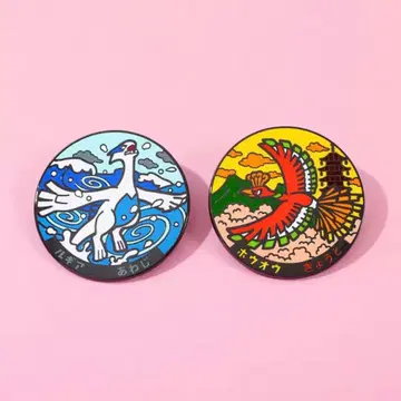 포켓몬 맨홀 포케후타 핀즈 루기아 호우오우 핀 배지