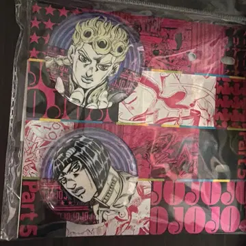 죠죠 죠르노 브로노 부챠라티 캔뱃지 황금의 바람 중국 한정판 상하이