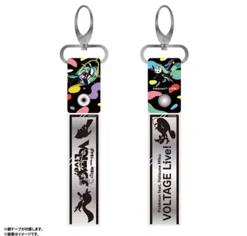 포케미쿠 포켓몬 하츠네 미쿠 은색 테이프 홀더