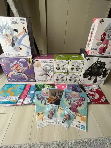 원피스 1번 복권 피규어 세트