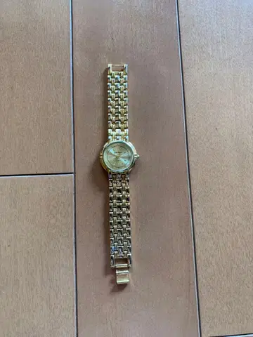 Golden Signal 쿼츠 손목시계 골드 정크