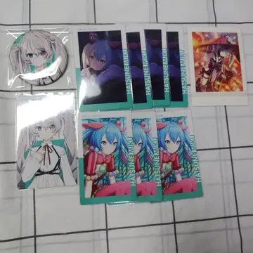 프로세카 극장판 하츠네 미쿠 그리캔 글리터 캔뱃지 에피카 파샤코레