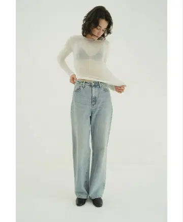 클라네 SECOND DENIM PANTS 아이스 블루