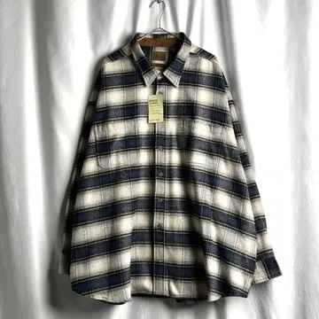 데드스탁 90s ST.JOHNS BAY 체크 플란넬 셔츠