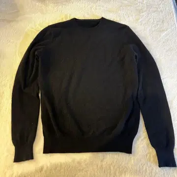 DEMYLEE 데밀리 캐시미어 100% 엘보우 패치 니트 스웨터 L