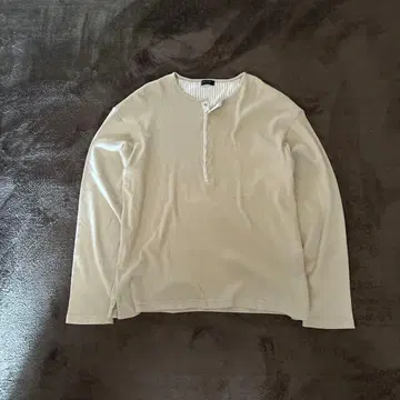 00s archive y2k 롱T 서멀 헨리넥 cityboy