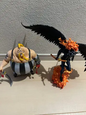 원피스 제일복권 영혼을 보여주는 조각 용과 함께하는 맹자 킹 퀸 피규어