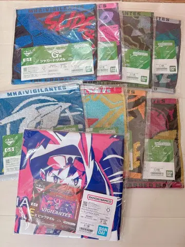 제일복권 히로아카 비질란테 E상 빅 타월 G상 타월 컴플리트