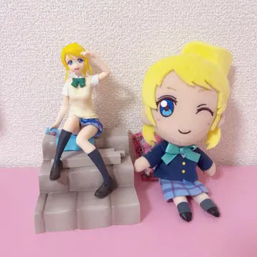 러브 라이브 아야세 에리 피규어 봉제 인형