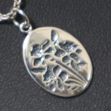 행운을 부르는 아이리스 무늬 실버 925 펜던트 탑 목걸이용 펜던트