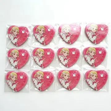 러브 라이브 슈퍼스타 Liella 오니즈카 나츠미 하트형 캔뱃지 12개