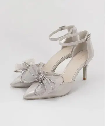 란다 3WAY 리본 세퍼레이트 펌프스 실버
