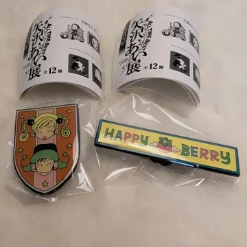 야자와 아이전 동네 이야기 핀 배지 2개 세트 해피 베리