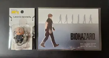 대 캡콤전 큐피 레온 바이오하자드 & 한정판 엽서