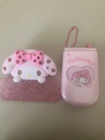 마이멜로디 마이멜로 옛날 휴대폰 이름표 배지