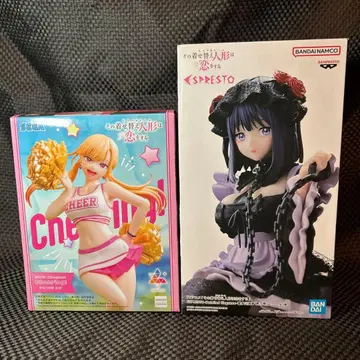 키타가와 마린 키세코이 코스프레 치어걸 쿠로에 물방울 피규어 2개 세트