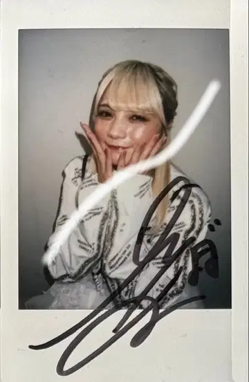 CANDY TUNE 미야노 시즈카 사인 폴라로이드