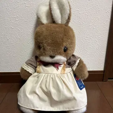 선애로우 봉제인형 토끼 레트로 쇼와 레트로 택 포함