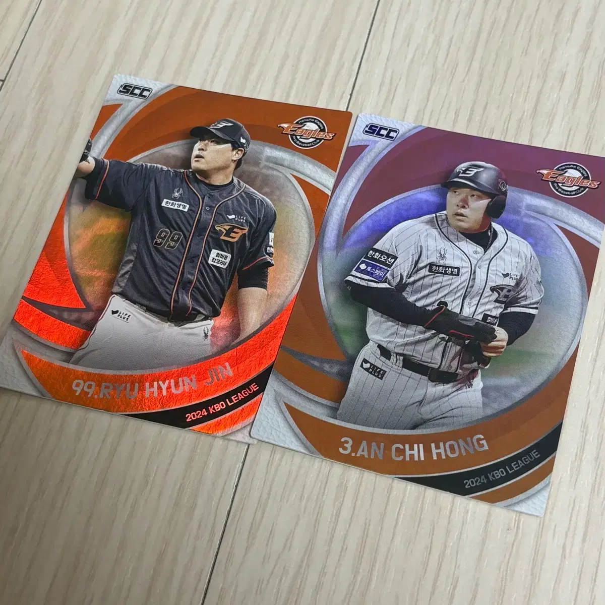 2024 scc kbo 한화 류현진 안치홍 홀로카드