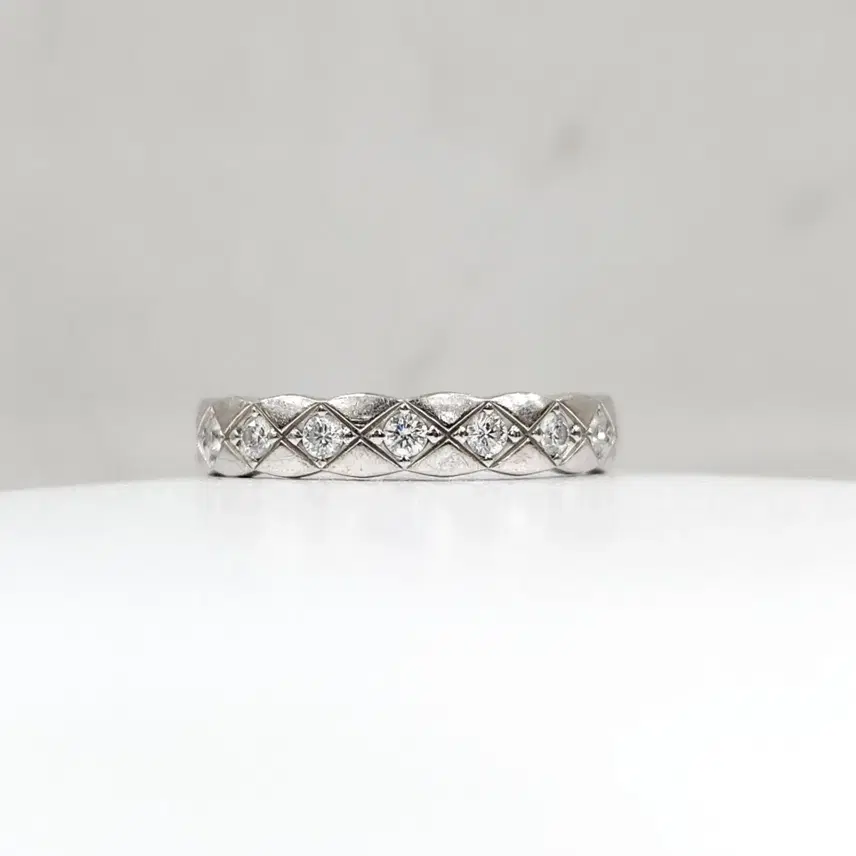 샤넬 다이아 코코크러쉬 18K 화이트골드 링 47호 J11871 사진 1