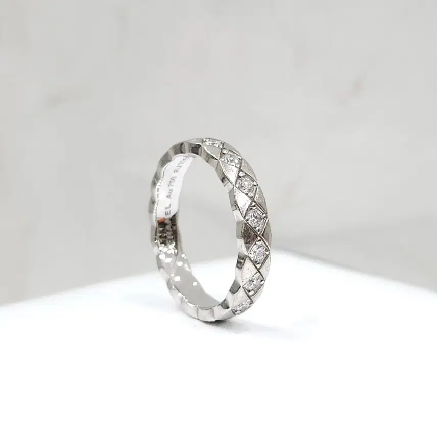샤넬 다이아 코코크러쉬 18K 화이트골드 링 47호 J11871 사진 2