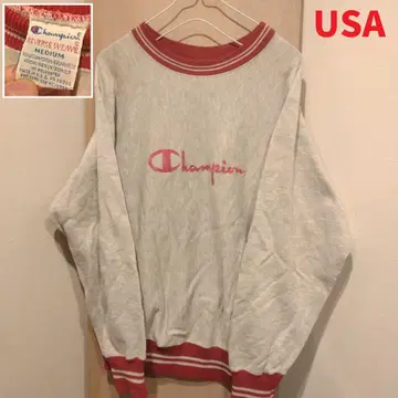 챔피언 리버스 위브 맨투맨 USA 멜란지