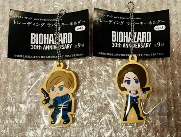 레온 질 바이오하자드 트레이딩 러버 키링 가챠