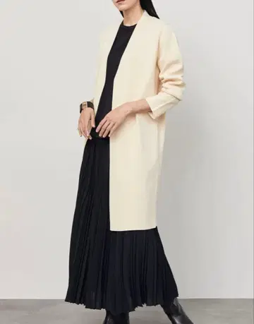 SOEJU 롱 니트 자켓 톨 기장