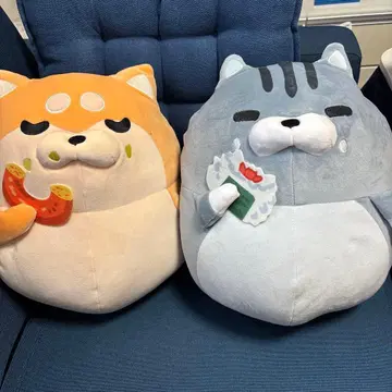 최저가 본레스 강아지와 본레스 고양이 쿨쿨 빅 봉제 인형 2종