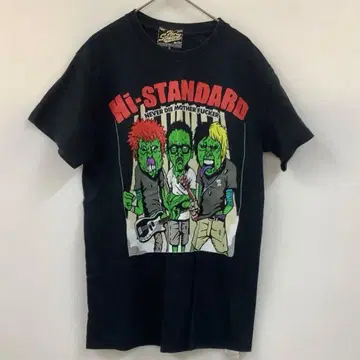 하이 스탠다드 그래픽 티셔츠 블랙