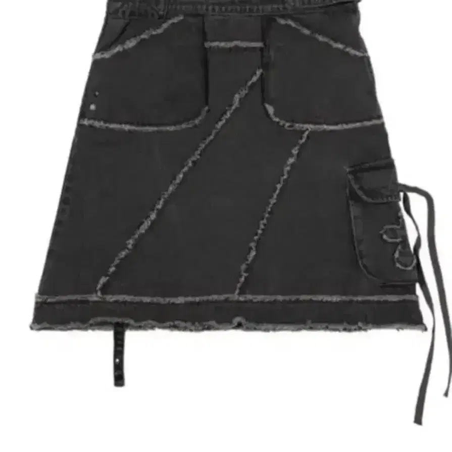 Koiseio Sweat Wrap Skirt Charcoal 2 | Bunjang Global