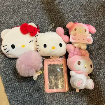 키티 마이멜로디 키링 파우치